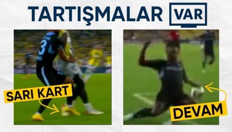 Fenerbahçe – Adana Demirspor maçının ilk yarısında tartışmalı anlar