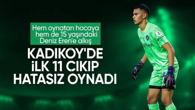 Adana Demirspor’un kalesinde sürpriz isim! 15 yaşındaki Deniz oynadı