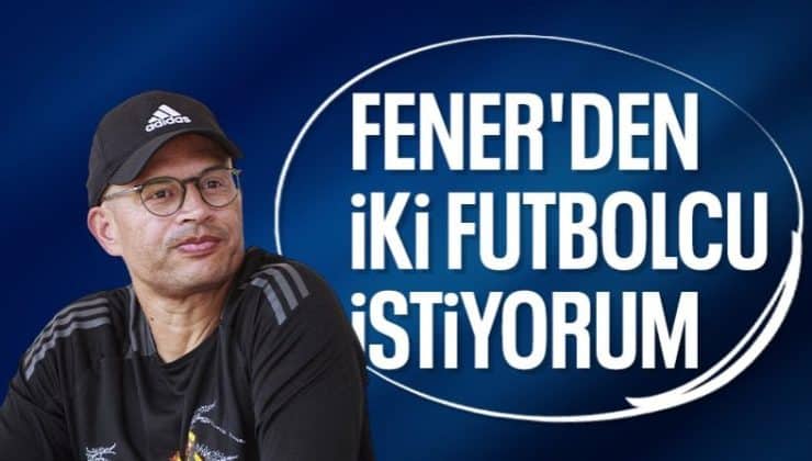 Alex de Souza, Fenerbahçe’den iki futbolcu istiyor