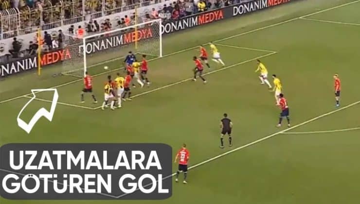 Fenerbahçe son dakikada attı: Maç uzatmalara gitti