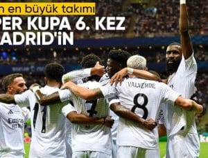 (ÖZET) 49. Süper Kupa Real Madrid’in!  Real Madrid-Atalanta maç sonucu: 2-0