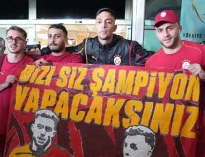 Galatasaray taraftarı sahip çıktı, Kerem ve Barış Alper yıldızlaştı