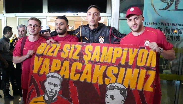 Galatasaray taraftarı sahip çıktı, Kerem ve Barış Alper yıldızlaştı