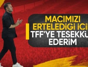 Okan Buruk: TFF’ye teşekkür etmek istiyorum