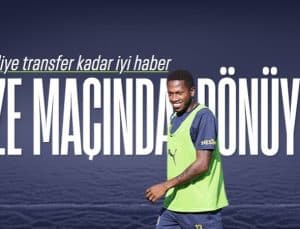 Fenerbahçe’de Fred’den sevindirici haber