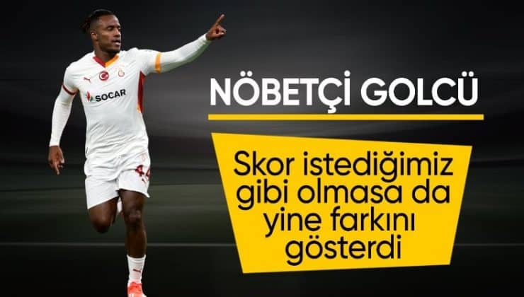 Oyuna sonradan giren Michy Batshuayi yıldızlaştı