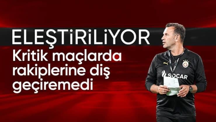 Okan Buruk’un hedef maç performansı tarihte kaldı