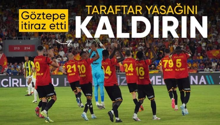 Göztepe, PFDK’nın verdiği kararlara itiraz ediyor!