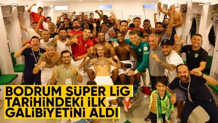 Bodrum FK’den tarihi galibiyet