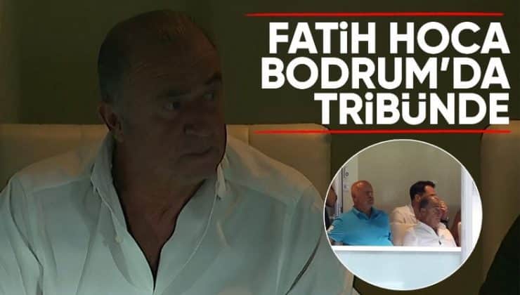 Fatih Terim, Bodrum’da maçı takip etti