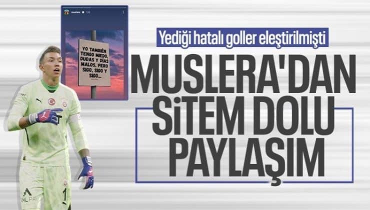 Fernando Muslera’dan çarpıcı paylaşım! Kötü günlerim var ama devam ediyorum