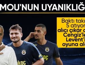 Fenerbahçe’de Cengiz Ünder ve Levent Mercan ilk kez forma şansı buldu