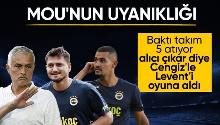 Fenerbahçe’de Cengiz Ünder ve Levent Mercan ilk kez forma şansı buldu