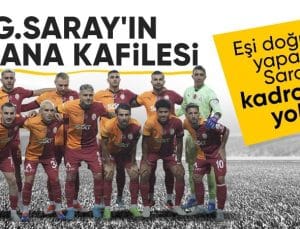 Galatasaray’ın Adana Demirspor maçı kadrosu belli oldu