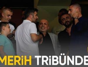 Merih Demiral, Fenerbahçe – Alanyaspor maçın tribünden izledi