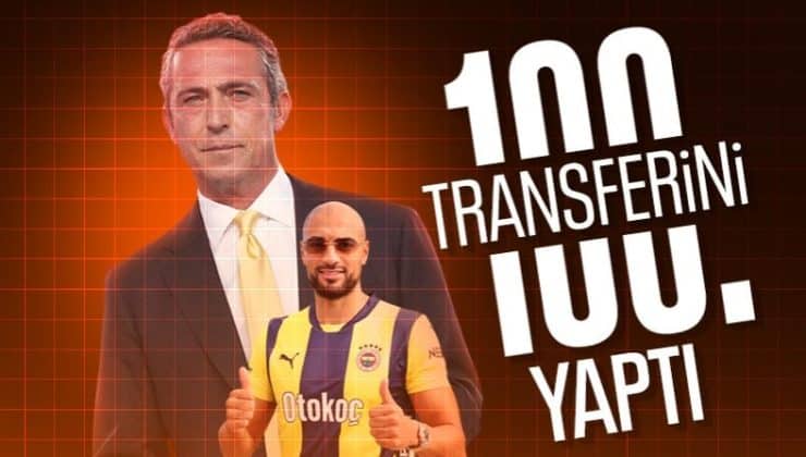 Ali Koç, başkanlığındaki 100. transferini yaptı