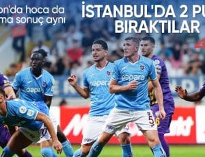 Trabzonspor, Eyüpspor’la berabere kaldı