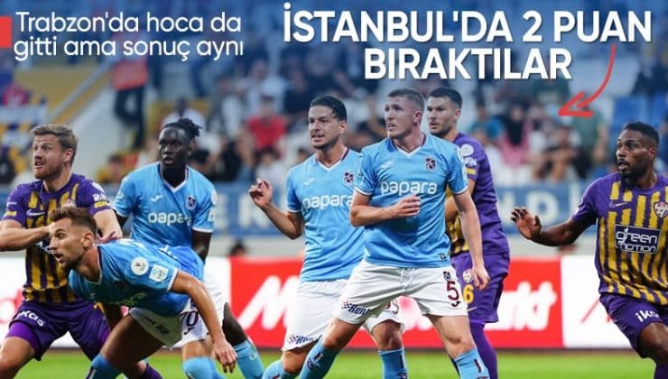 Trabzonspor, Eyüpspor’la berabere kaldı