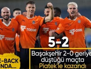 Başakşehir’den müthiş geri dönüş! Antalyaspor’a 5 attılar