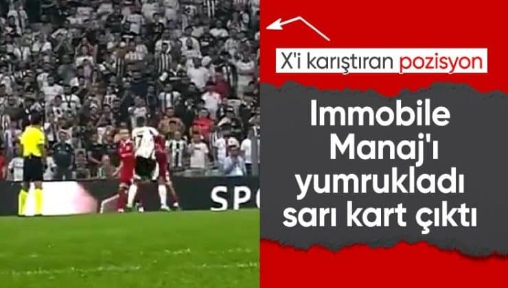 Immobile Yumruk Attı Beşiktaş – Sivasspor maçında tartışılan pozisyon