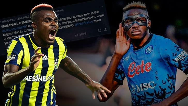 Emmanuel Emenike, Victor Osimhen’i Fenerbahçe’ye çağırdı! ‘Mourinho altında çalışmaktan mutluluk duyacaksın’