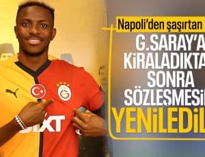 Napoli, Victor Osimhen’in sözleşmesini uzattı