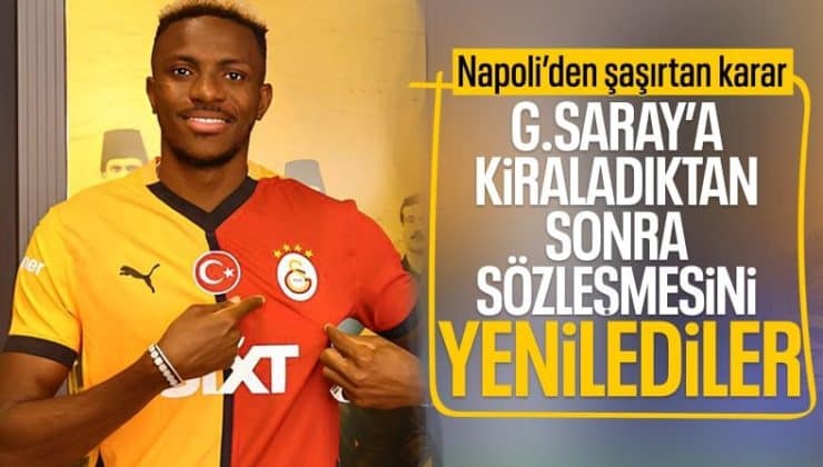 Napoli, Victor Osimhen’in sözleşmesini uzattı