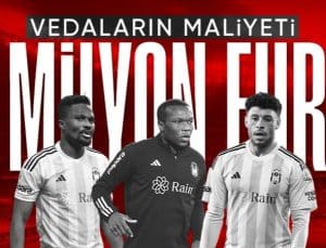 Beşiktaş’ta vedaların maliyeti 7 milyon euro